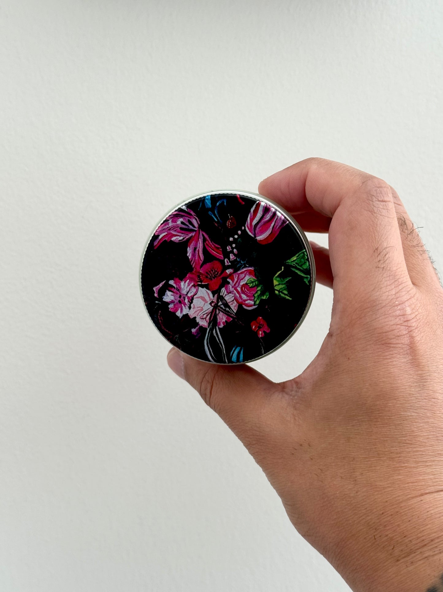 flowers + faces lavender scented candle