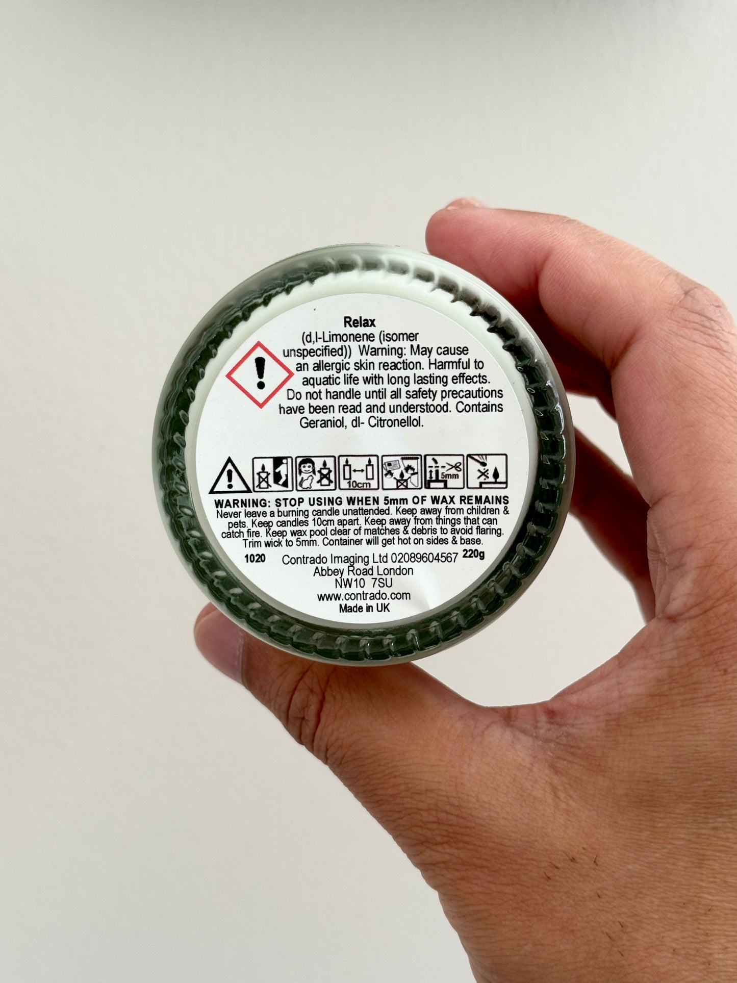 flowers + faces lavender scented candle